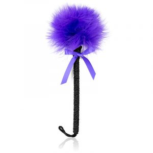 Feather Tickler with Bow 25 cm Purple