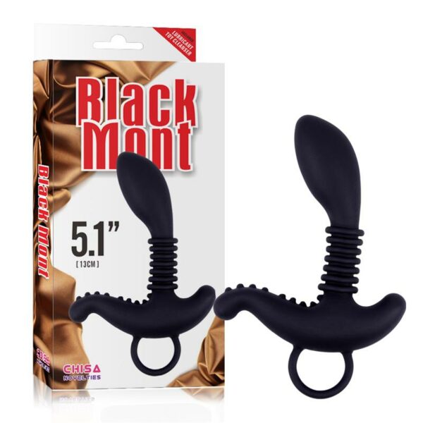 Butt Plug Booty Exciter Silicone Black - Image 7