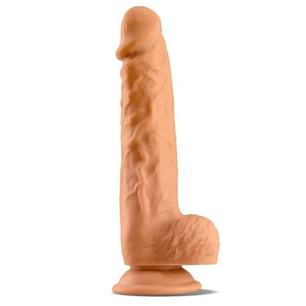 Andi Realistic Dildo with Testicles 9.1 Flesh - Image 4