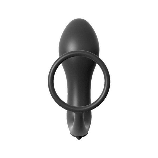 Ass-Gasm Cockring Vibrating Plug  - Colour Black - Image 5