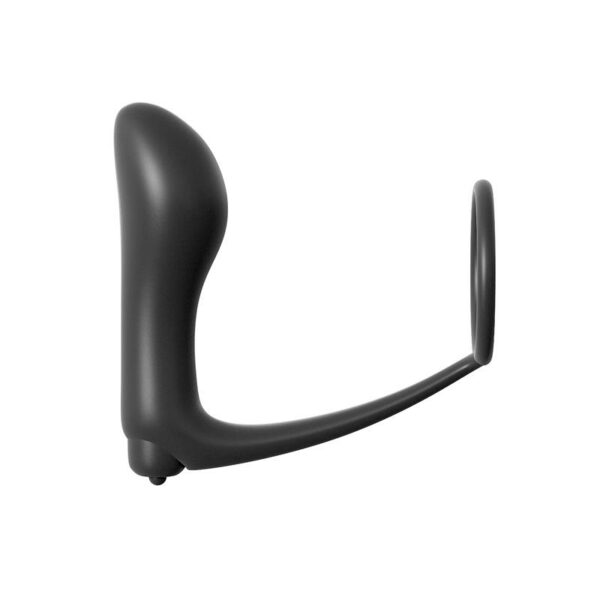 Ass-Gasm Cockring Vibrating Plug  - Colour Black - Image 6