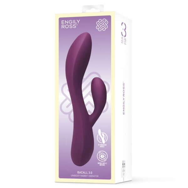 Bacall 3.0 Vibe Injected Liquified Silicone Double Motor USB - Image 3