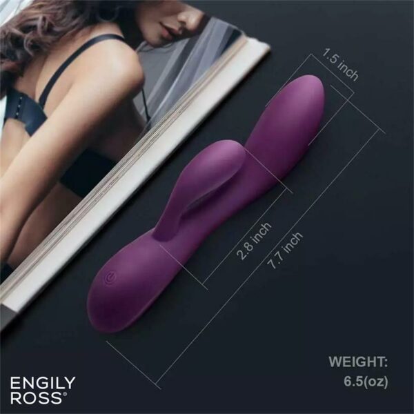 Bacall 3.0 Vibe Injected Liquified Silicone Double Motor USB - Image 5