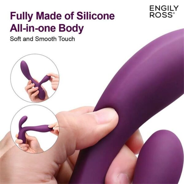 Bacall 3.0 Vibe Injected Liquified Silicone Double Motor USB - Image 7