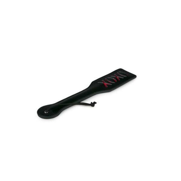 Black Leather Paddle - XOXO - Image 3