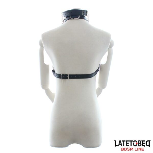 Bondage Strap Bra with Gag and Nipple Clamps - Image 7