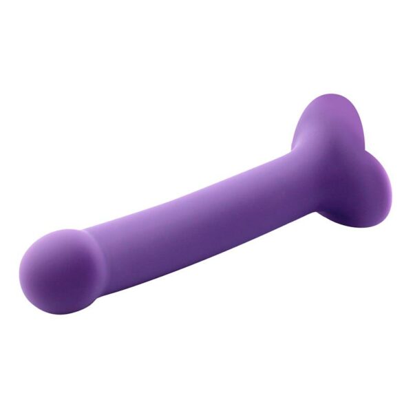 Bouncy Liquid Silicone Dildo Hiper Flexible 7.5 - 19 cm Size L Purple - Image 6