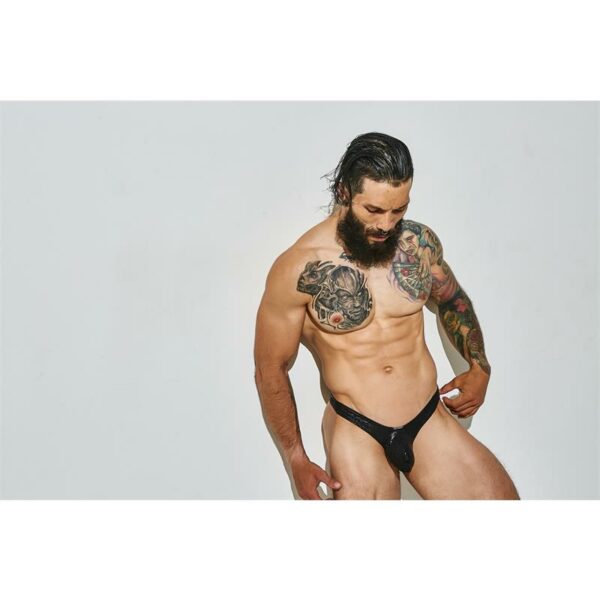 C4MPE02 Pouch Enhancing Thong Tainted Leopard - Image 3
