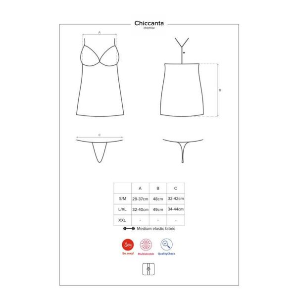 Chiccanta Chemise and Thong - Image 1039