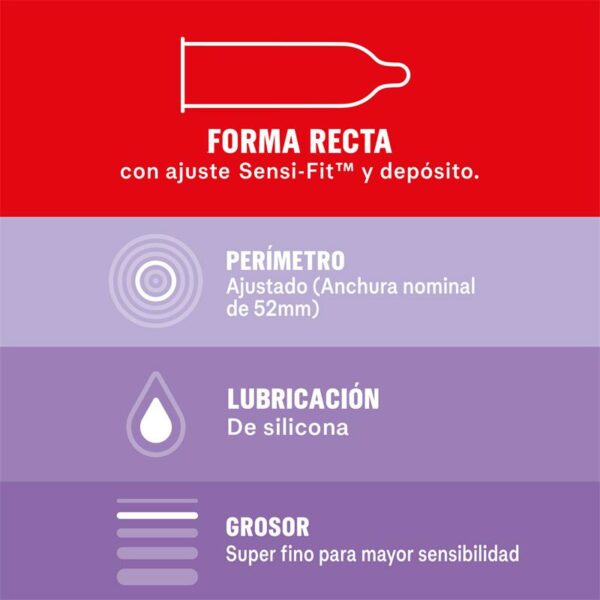 Condoms Sensitivo Contacto Total 6ud - Image 3