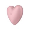 Cutie Heart Clitoris Sucker and Vibe Pink - Image 3