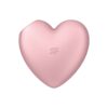 Cutie Heart Clitoris Sucker and Vibe Pink - Image 5