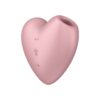 Cutie Heart Clitoris Sucker and Vibe Pink - Image 7