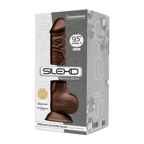 Dildo Dual Density Mod. 3 - 9.5 Brown - Image 3
