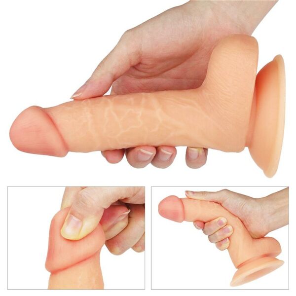Dildo The Ultra Soft Dude 7 Flesh - Image 5
