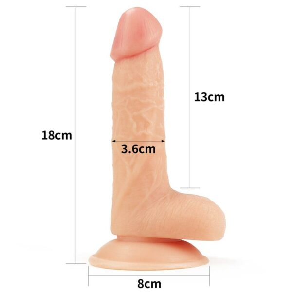 Dildo The Ultra Soft Dude 7 Flesh - Image 6
