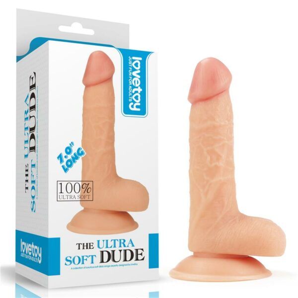 Dildo The Ultra Soft Dude 7 Flesh - Image 9