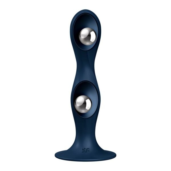 Double Ball-R Weighted Dildo Dark Blue - Image 3