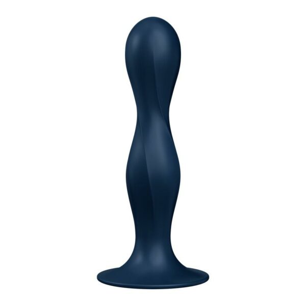 Double Ball-R Weighted Dildo Dark Blue - Image 4