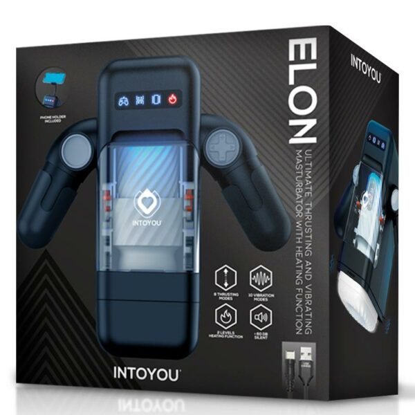 Elon Intelligent Masturbator with Up and Down Movement, Vibration, Heat and Phone Holder - Image 15