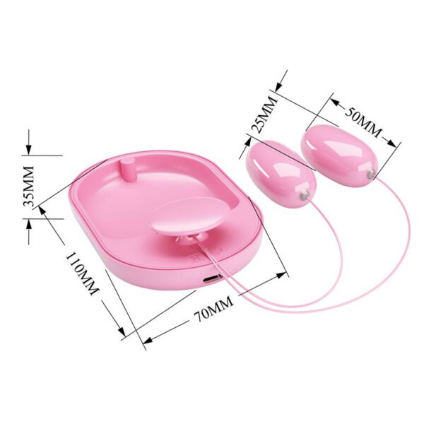 Fun Box Vibrating Bullets with Remote Pink USB - Image 7