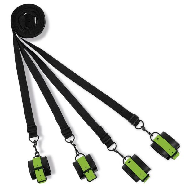 Glow in the Dark Cuffs and Restraints Bed Set - Image 4