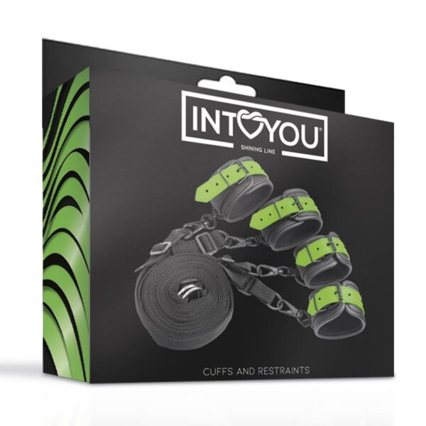 Glow in the Dark Cuffs and Restraints Bed Set - Image 6