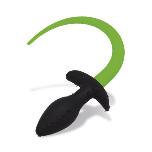 Glow in the Dark Dog Tail Butt Plug - Image 4