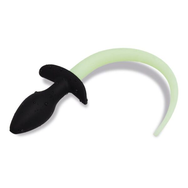 Glow in the Dark Dog Tail Butt Plug - Image 6