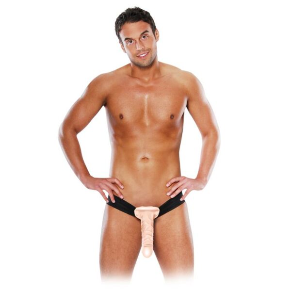 Fetish Fantasy Series  25 cm Hollow Strap-On - Flesh - Image 7