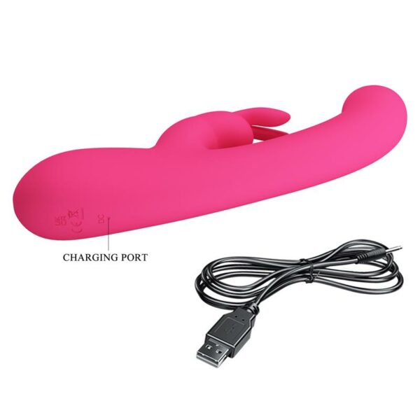 Lamar Vibrator G-Spot Rabbit Pink - Image 6