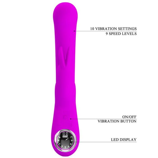 Lamar Vibrator G-Spot Rabbit Violet - Image 11