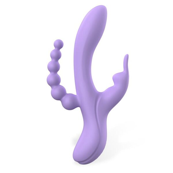 Lindsay Vibe with Anal Chain Liquid Silicone Unibody Flexible 2 Motors - Image 5