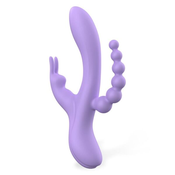 Lindsay Vibe with Anal Chain Liquid Silicone Unibody Flexible 2 Motors - Image 8