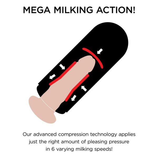 Masturbator with Vibration Mega Milker - Image 5