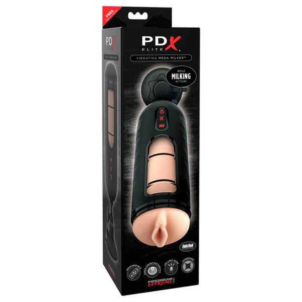 Masturbator with Vibration Mega Milker - Image 9