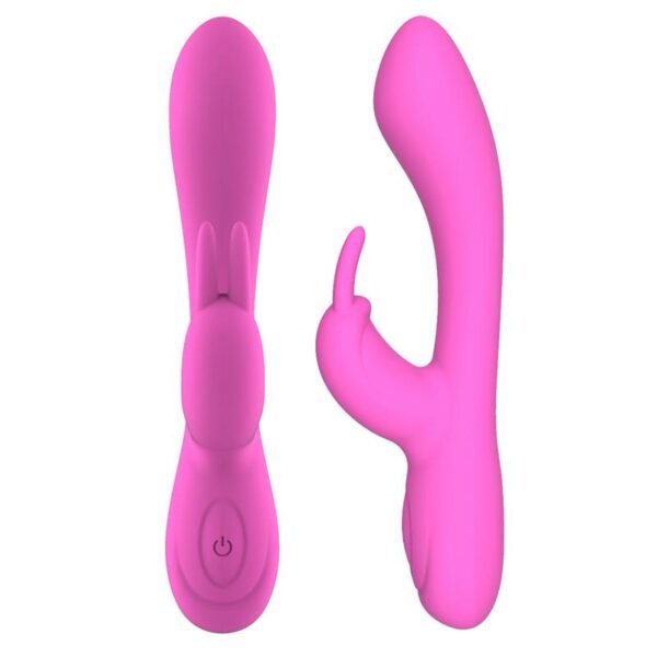 Mauve Unibody Liquefied Silicone Vibe USB Pink - Image 6