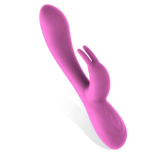 Mauve Unibody Liquefied Silicone Vibe USB Pink - Image 7