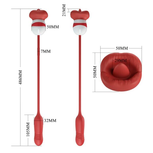 Mouth Vibrator with Licking and Thrusting Ashlyn - Image 4