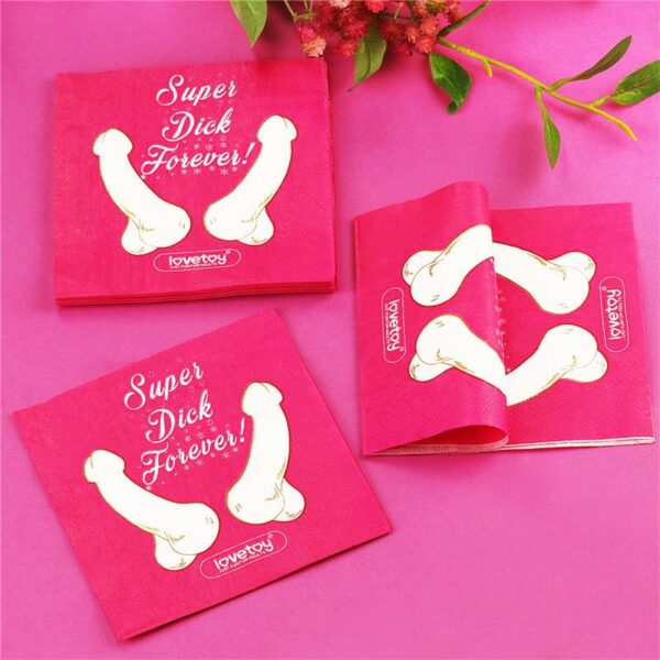 Party Paper Napkins Pack of 10 - Image 4