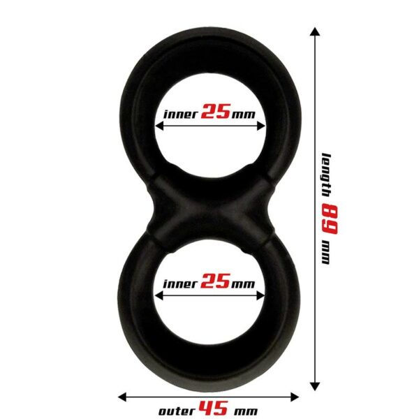 Penis and Testicles Ring Liquid Silicone 25 mm - Image 4