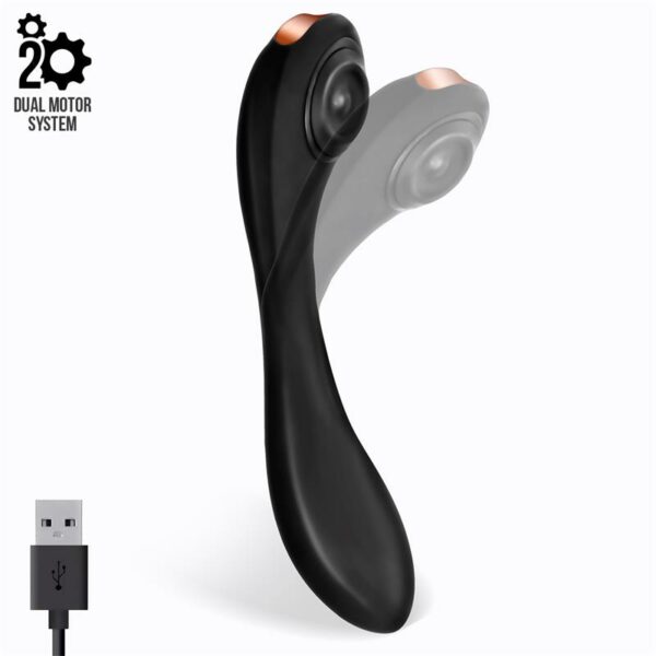 Pulsar Articulated Skeleton Vibrator with Pulsation Silicone USB - Image 3