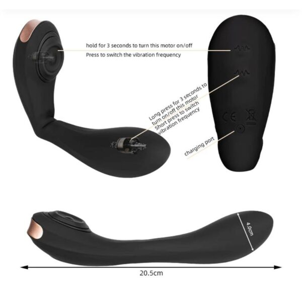 Pulsar Articulated Skeleton Vibrator with Pulsation Silicone USB - Image 5