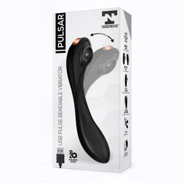 Pulsar Articulated Skeleton Vibrator with Pulsation Silicone USB - Image 11
