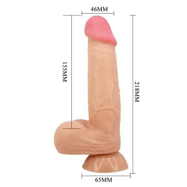 Realistic Vibrator with Remote Control, Dual Density, and Sliding Skin - Image 16