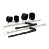 Double Spreader Bar with Cuffs Adjustable Black - Image 4