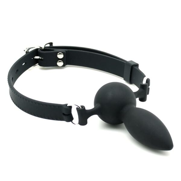 Rimba Latex Play Mouthgag with Dildo - Image 3