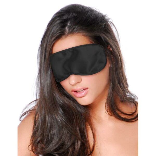 Fetish Fantasy Series Satin Love Mask - Black - Image 6