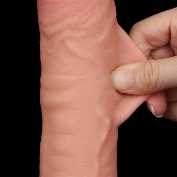Sliding Skin Dual Layer Dildo 9.5 - Image 11
