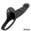 Strap-On with Hollow Dildo Premium Silicone Size L Black - Image 8